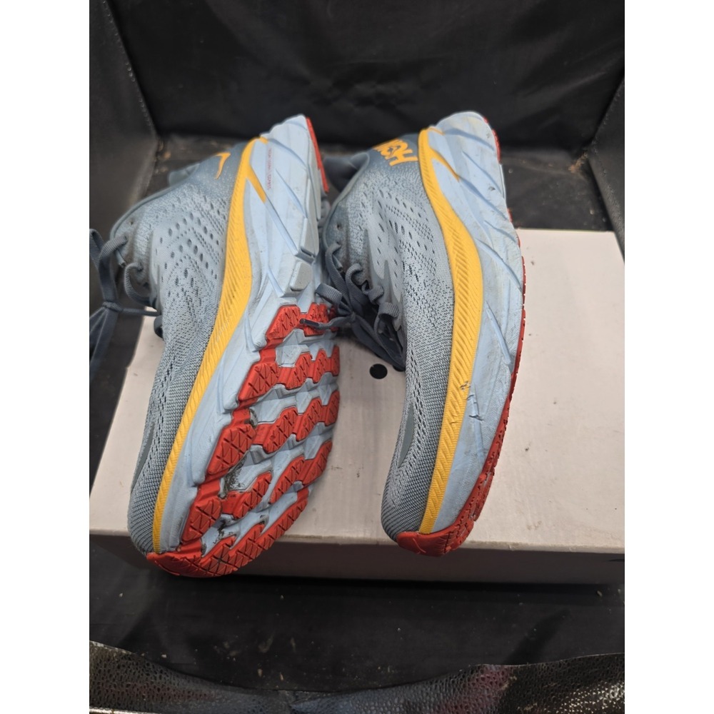 Size 11.5 - Hoka One One HOKA Clifton 8 Goblin Blue Mountain Spring - Picture 5 of 7